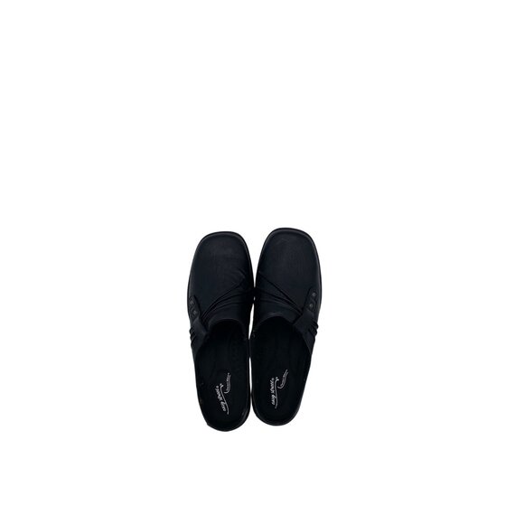 Easy Spirit Womens Black Leather Slip-On Mules Size 8 - Picture 6 of 8